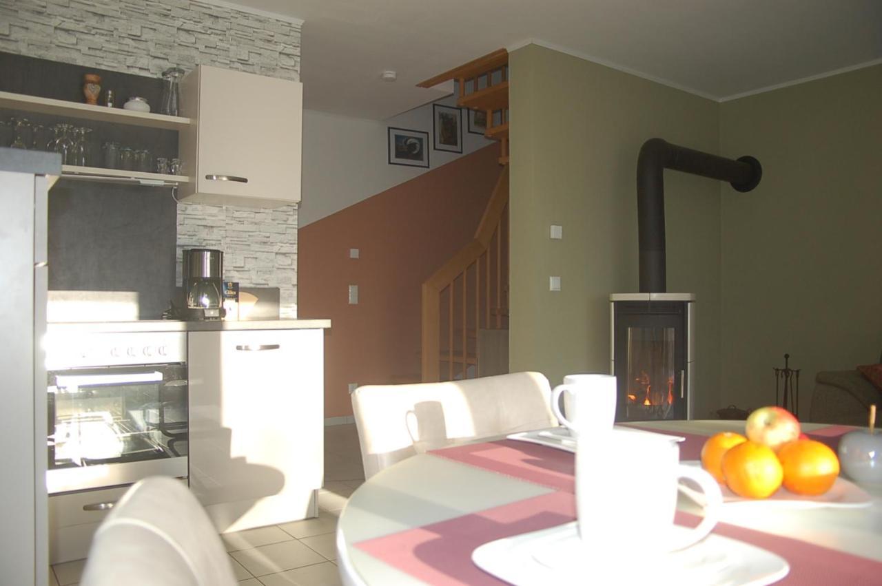 Behagliches Ferienhaus Zaunkoenig -Mit Kamin Und Sauna ทานเนอ ภายนอก รูปภาพ